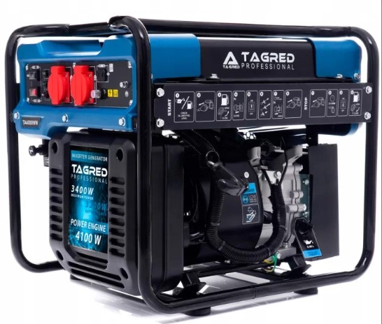 Генератор бензиновий TAGRED 1 фаза (220В), 3,2кВт, (TA4100INW)